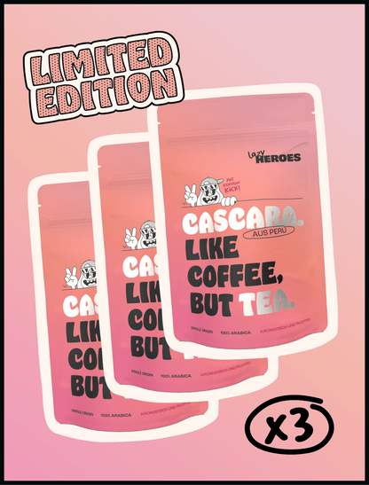3er Pack Cascara Single origin aus Peru 100% Arabica, 150g - Lazy Heroes GmbH - S - B036