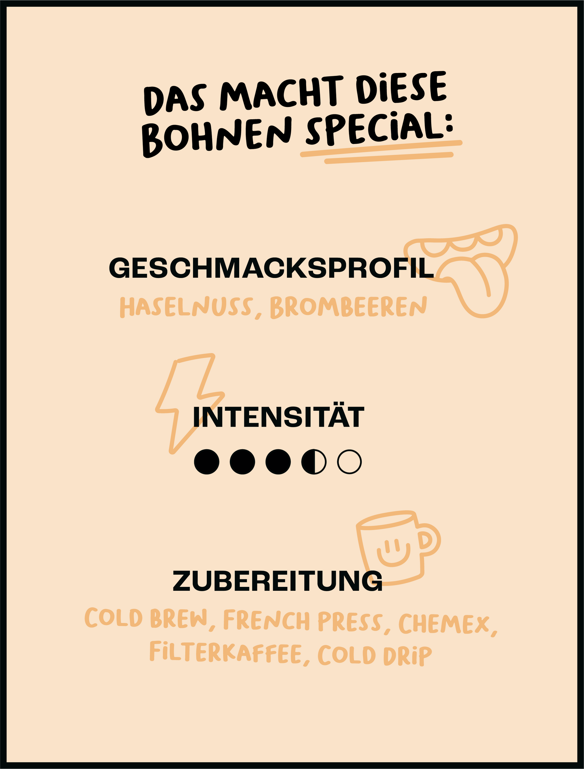 Ein Bild einer Kenia und Guatemala Kaffeebohnen & Cascara Tee Tasse mit der Aufschrift „daas mach die boden special“ von Lazy Heroes GmbH.