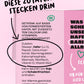 Eine Zeitschrift mit dem Bild einer Frau und einem Pfeil, der auf den Hafer-Mix der Lazy Heroes GmbH zeigt.
